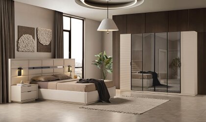 Medusa Home - Lotus 6 Kapaklı Yatak Odası