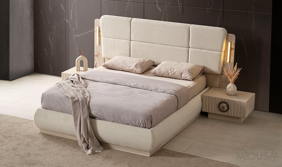 Medusa Home Mobilya - Lotus Duo Mirror Yatak Odası
