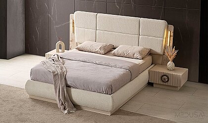 Medusa Home Mobilya - Lotus Duo Mirror Yatak Odası