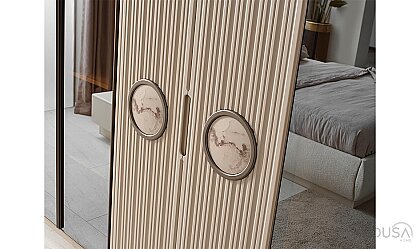 Medusa Home Mobilya - Lotus Duo Mirror Yatak Odası