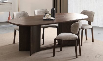 Medusa Home - Lucca Dark Yemek Masası