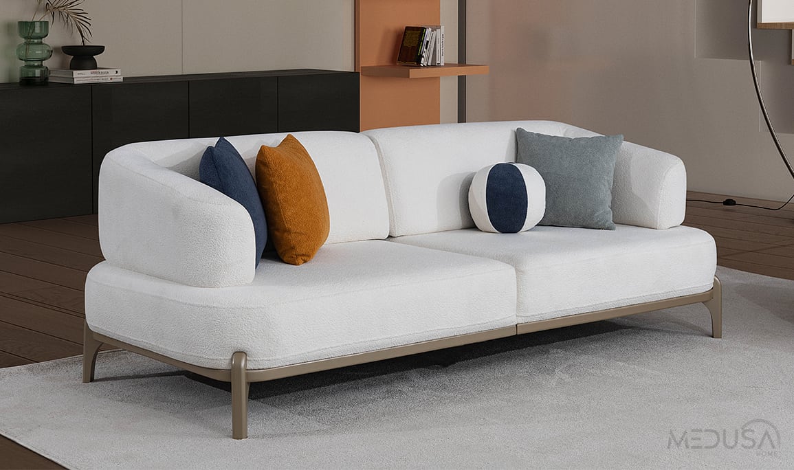 Medusa Home Mobilya - Lunis Üçlü Koltuk