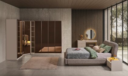 Medusa Home Mobilya - Luvia Köşe Yatak Odası - Luxury Yatak Odası