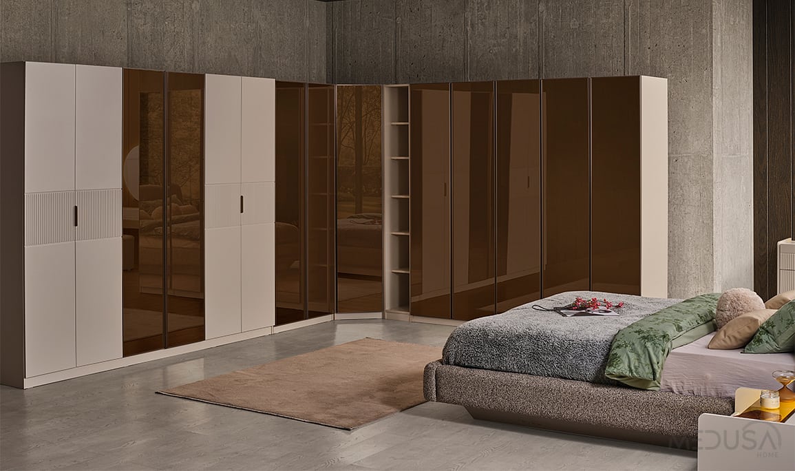 Medusa Home Mobilya - Luvia Köşe Yatak Odası