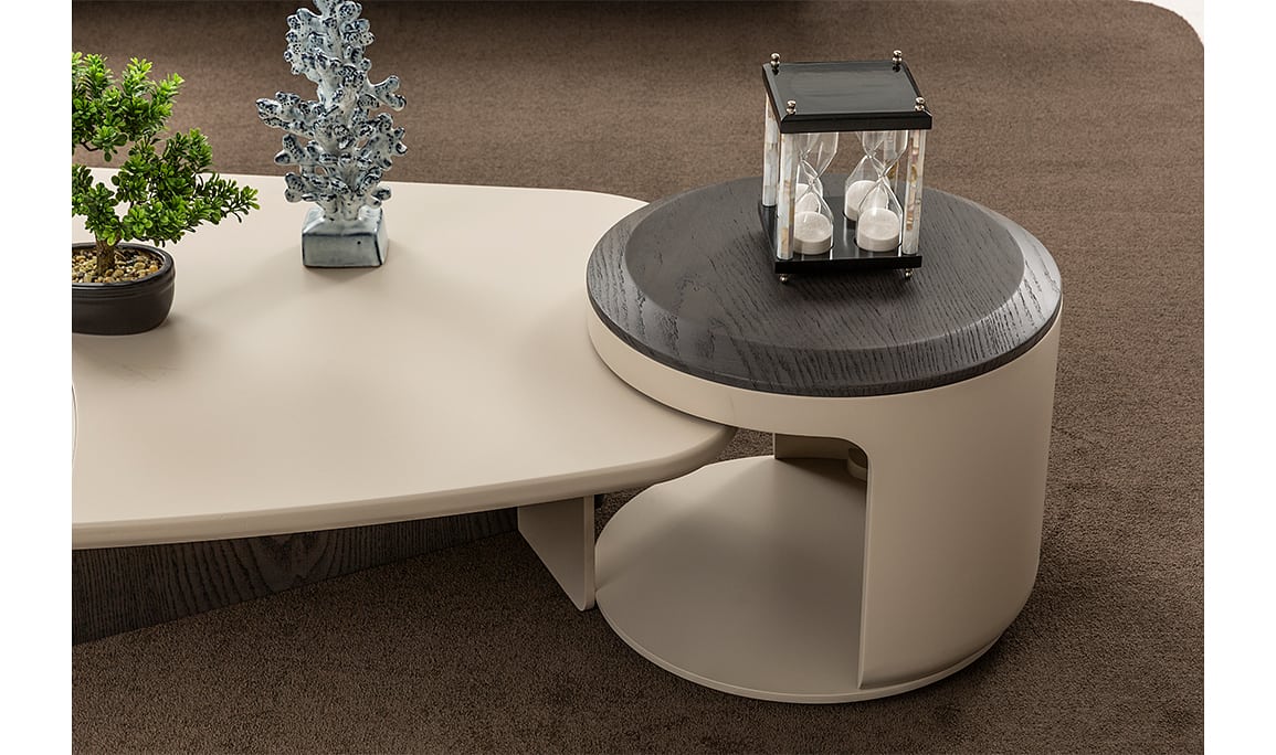 Medusa Home Mobilya - Lyris Ahşap Yan Sehpa