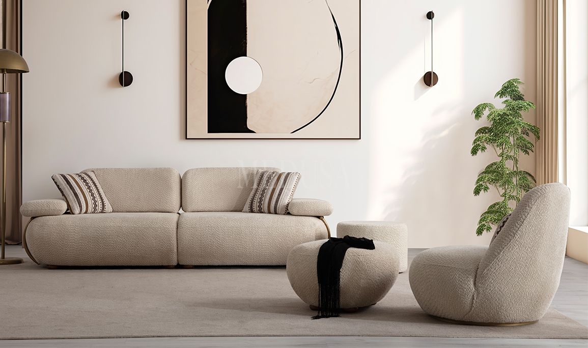 Medusa Home Mobilya - Madrid Üçlü Koltuk