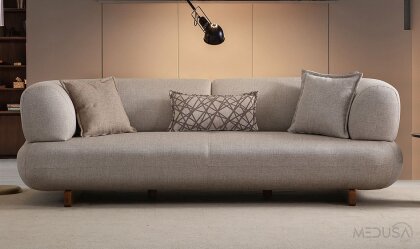 Medusa Home - Manetti Premium Yataklı Üçlü Koltuk