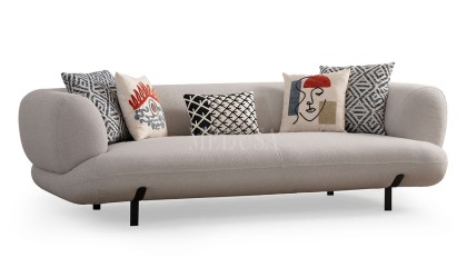 Medusa Home - Manetti Soft Üçlü Koltuk