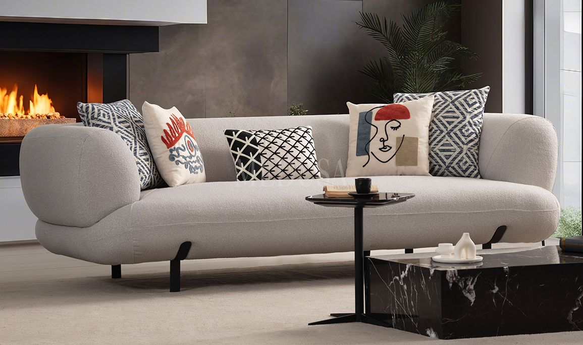 Manetti Soft Üçlü Koltuk | Medusa Home Mobilya - En uygun fiyatlar