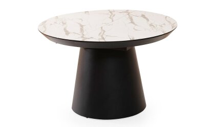 Medusa Home - Marble Açılabilir Yuvarlak Masa