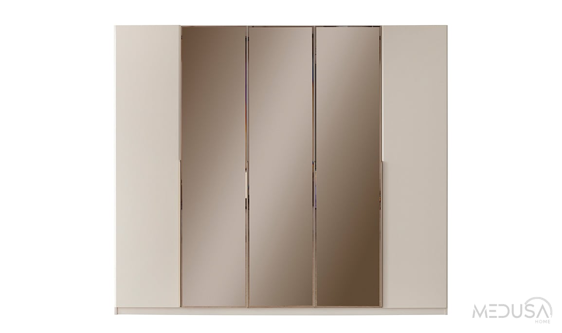 Medusa Home Mobilya - Marcel 3 Kapı Aynalı Gardırop