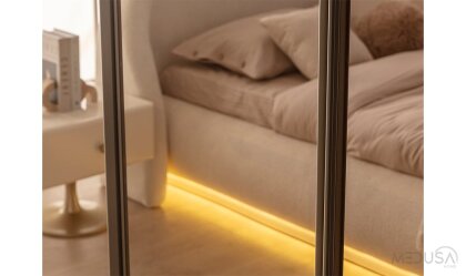 Medusa Home Mobilya - Marcel 3 Kapı Aynalı Gardırop