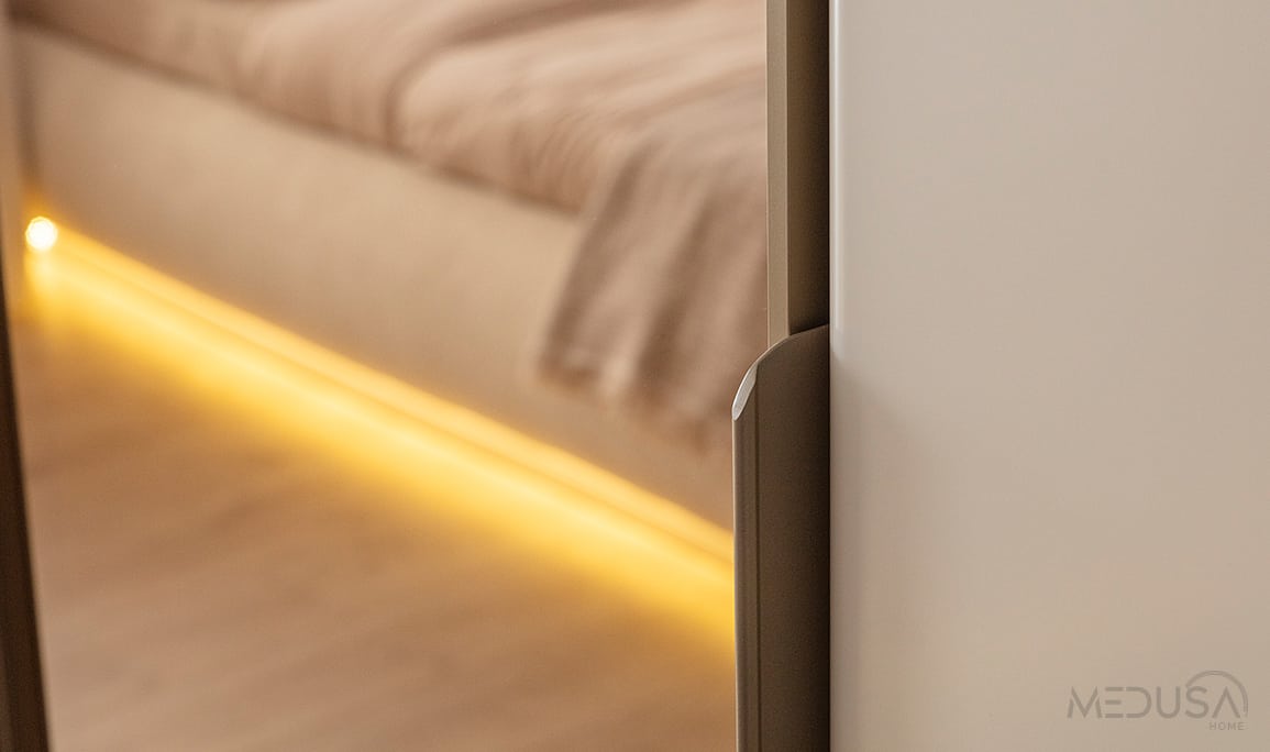 Medusa Home Mobilya - Marcel 3 Kapı Aynalı Gardırop