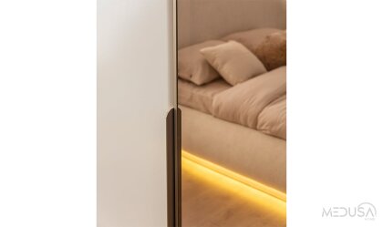 Medusa Home Mobilya - Marcel 3 Kapı Aynalı Gardırop