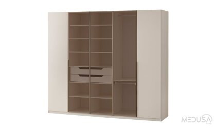 Medusa Home Mobilya - Marcel 3 Kapı Reflekte Gardırop