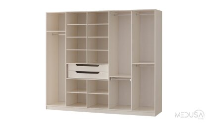 Medusa Home Mobilya - Marcel 3 Kapı Reflekte Gardırop