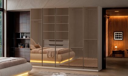 Medusa Home - Marcel 5 Kapı Reflekte Gardırop