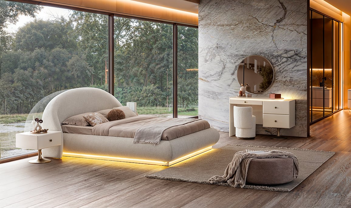 Medusa Home Mobilya - Marcel 5 Kapı Reflekte Yatak Odası