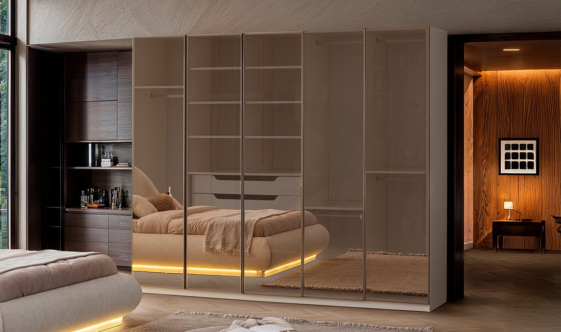 Medusa Home Mobilya - Marcel 5 Kapı Reflekte Yatak Odası