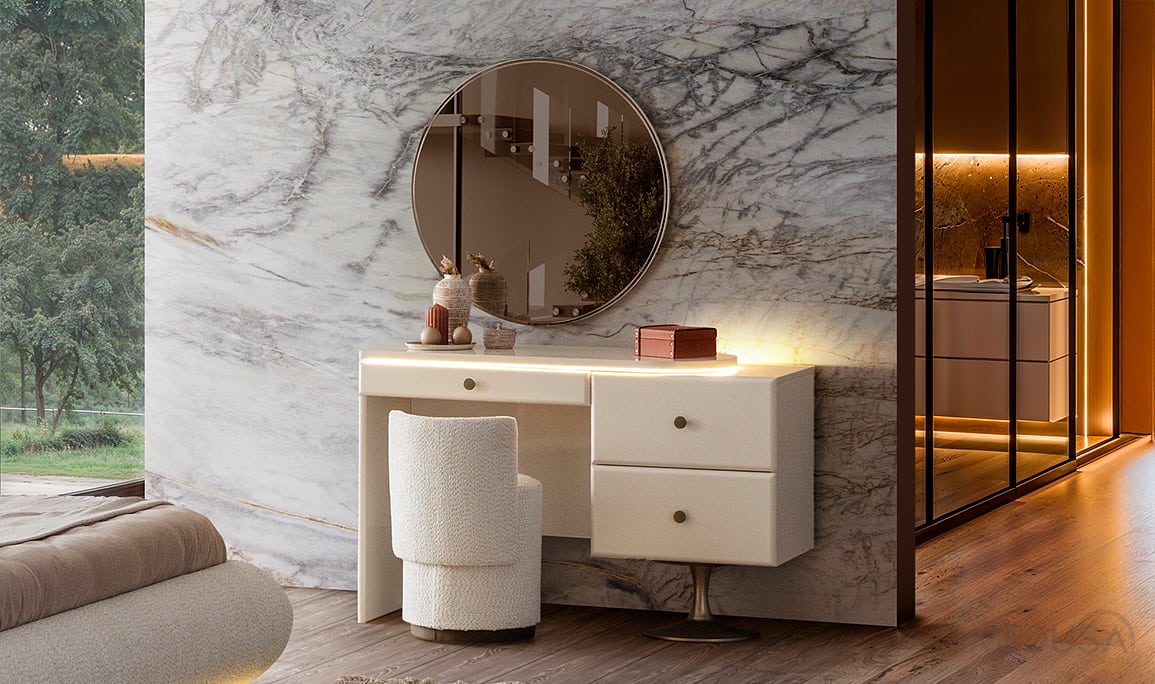 Medusa Home Mobilya - Marcel 5 Kapı Reflekte Yatak Odası