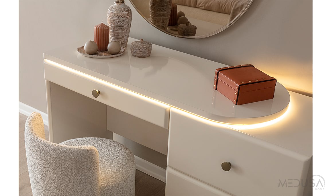Medusa Home Mobilya - Marcel 5 Kapı Reflekte Yatak Odası