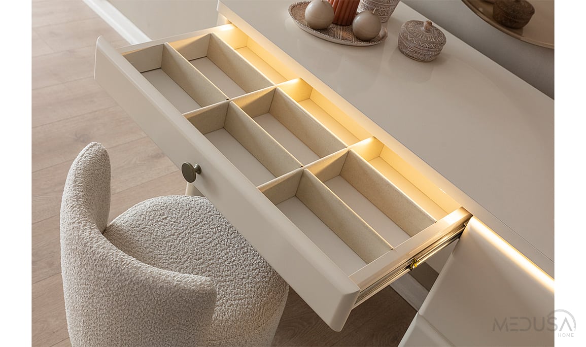 Medusa Home Mobilya - Marcel 5 Kapı Reflekte Yatak Odası