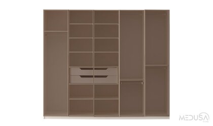 Medusa Home Mobilya - Marcel 5 Kapı Reflekte Yatak Odası