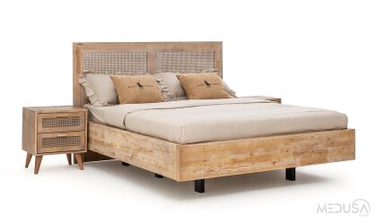 Medusa Home Mobilya - Marrakech Ahşap Karyola