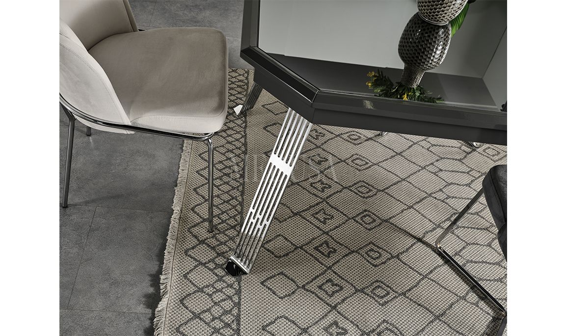 Medusa Home Mobilya - Max Antrasit-Silver Yemek Odası