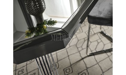 Medusa Home Mobilya - Max Antrasit-Silver Yemek Odası