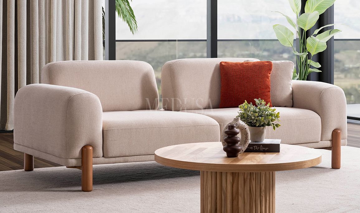 Medusa Home Mobilya - Mellow Üçlü Koltuk
