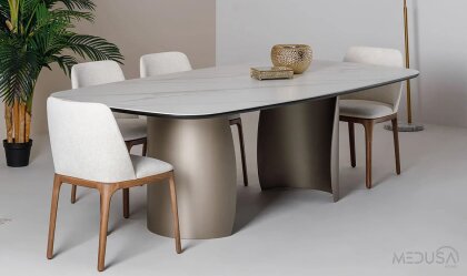 Medusa Home Mobilya - Mercury Seramik Yemek Masası