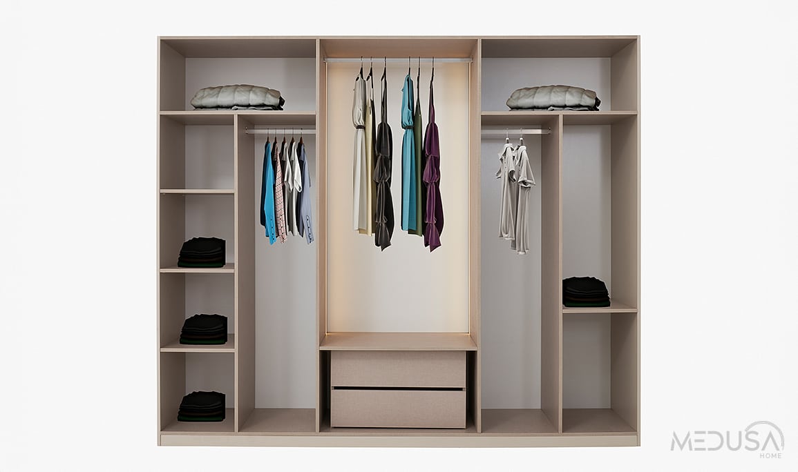 Medusa Home Mobilya - Merlin Gold Gardırop