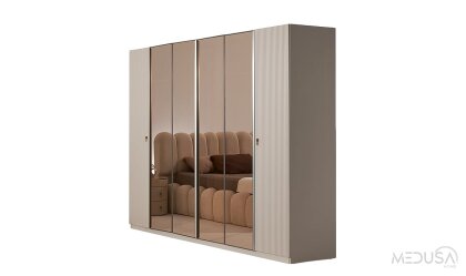 Medusa Home Mobilya - Merlin Gold Gardırop