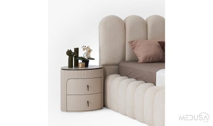 Medusa Home Mobilya - Merlin Silver Komodin