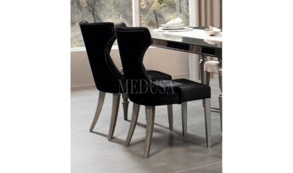 Medusa Home - Merlin Silver Sandalye 02