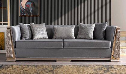 Medusa Home - Milan Luxury Üçlü Koltuk