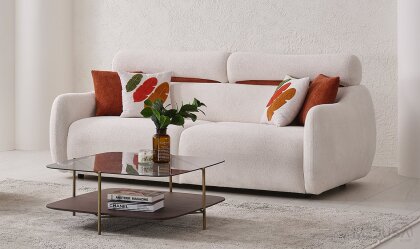 Medusa Home - Mimoza Sabit Üçlü Koltuk