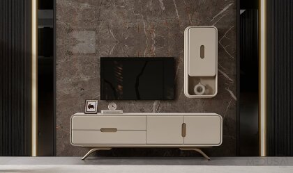 Medusa Home - Miral Krem Tv Ünitesi