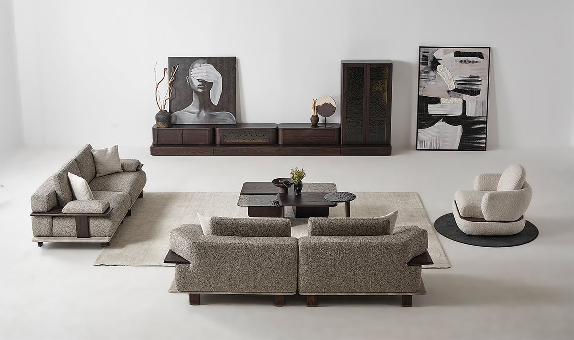 Medusa Home Mobilya - Mix Füzyon Camlı Yemek Odası