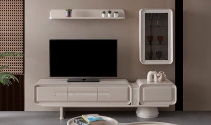 Medusa Home - Mocha Traverten Tv Ünitesi
