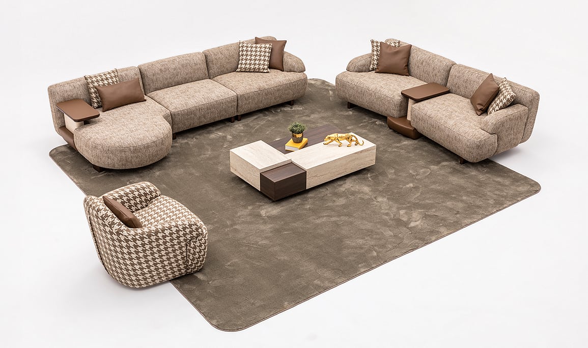 Medusa Home Mobilya - Moka Köşe Koltuk Takımı