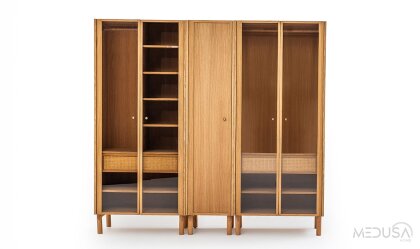 Medusa Home - Montera Ahşap 5 Kapaklı Gardırop