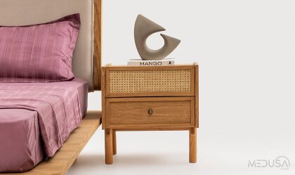 Medusa Home - Montera Ahşap Komodin