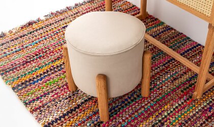 Medusa Home - Montera Ahşap Puf