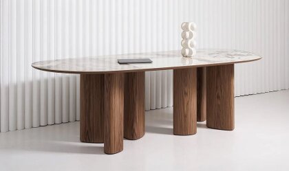 Medusa Home Mobilya - Moonlight Seramik Yemek Masası