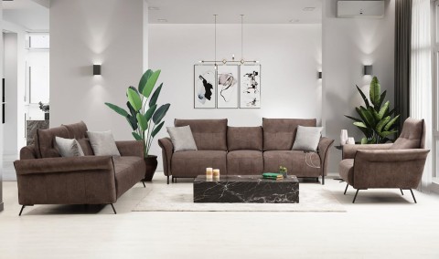 Medusa Home - Mozart Evo Koltuk Takımı Kahve