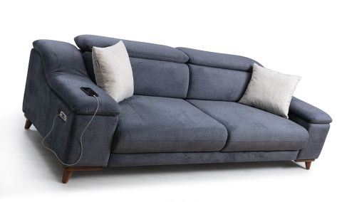 Medusa Home Mobilya - Mustang Üçlü Koltuk Motorlu