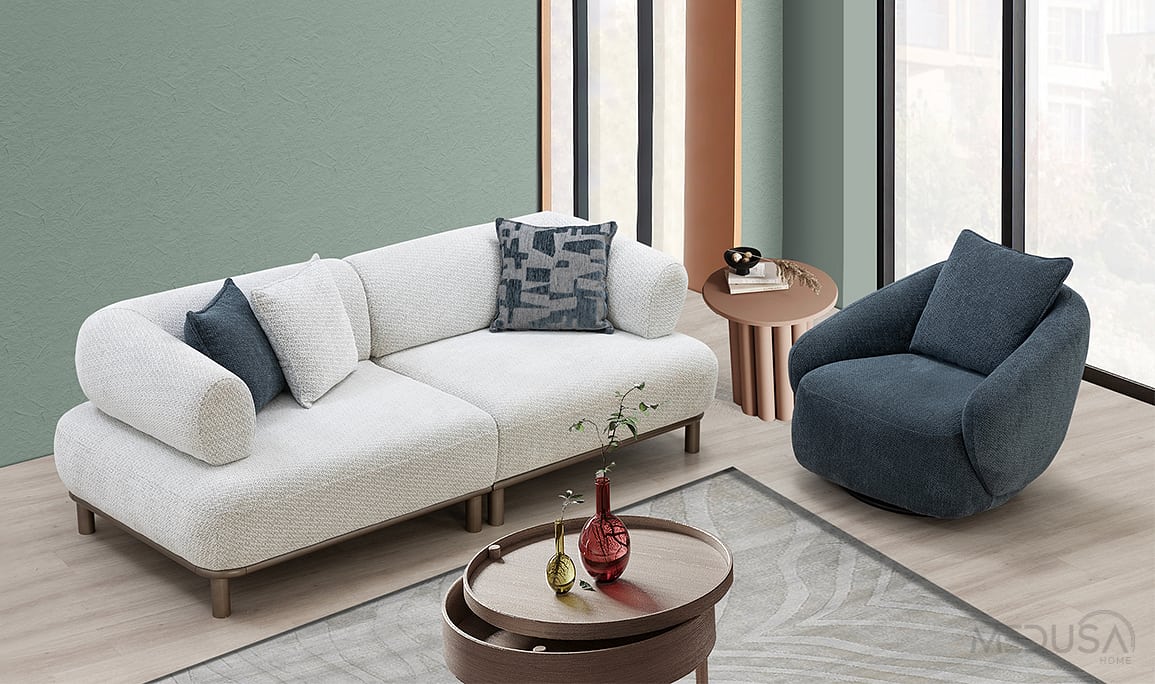 Medusa Home Mobilya - Napoli Üçlü Koltuk