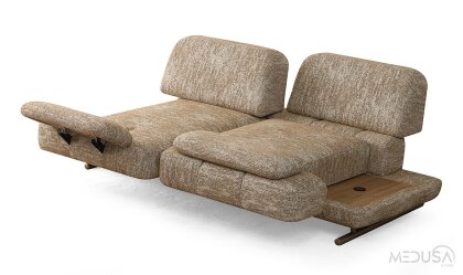 Medusa Home Mobilya - Nappa Üçlü Koltuk